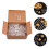 100St Luft Popcorn Schokoladenbecher Kunststoff Transparent 8