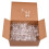 100St Luft Popcorn Schokoladenbecher Kunststoff Transparent 6