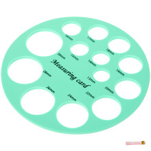 Nipple Messwerkzeug Flanschgrößenbestimmung Nippelmesskarte