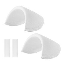 White Shoulder Enhancer 1 Paar Für Frauen Kleidung Alltagsgebrauch