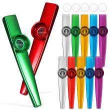 12 Metall Kazoo Mit Zungenblatt Für Musik