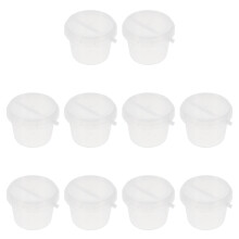10St Transparente Mini Aufbewahrungs Eimer Mit Deckel Für Süßigkeiten