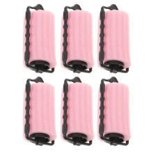 Generic 6 Stuks Roze Sponge Haarkrultjes Hitte