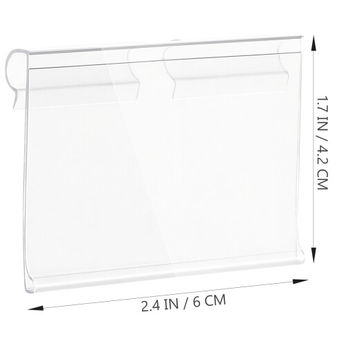 Preisschildhalter Stand Durchsichtig 60 1