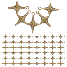 100 Pcs Charms For Crafting Valentine'S Day Series Alloy Pendants