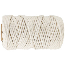 1 Rol Diy Katoenen Touw Beige Voor Knutselen En Cadeaus 165 Voet