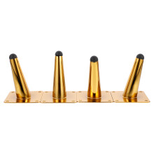 4pcs adjustable metal sofa legs for bathroom cabinet tea table