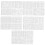 Worgeous 20 Bögen -Schablonen Handbuch Doodle Vorlage 11