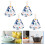 4Pcs Cotton Pot Handle Sleeves Triangular Pot Lid Protectors 3