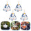 4Pcs Cotton Pot Handle Sleeves Triangular Pot Lid Protectors 5