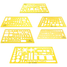 Raindrops 6 Artiest Multifunctionele Tekensjabloon Liniaal