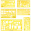 Raindrops 6 Artiest Multifunctionele Tekensjabloon Liniaal 6