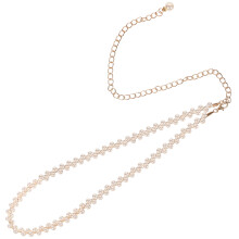 Ceinture Bijou Perles Dorée Pour Robe Femme Fête Glamour
