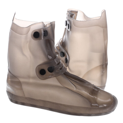 1Paire Protège-Chaussures Pliable En Silicone Clair Durable