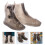 1Paire Protège-Chaussures Pliable En Silicone Clair Durable 8