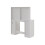 Living And Home Modern LED Illuminated Mirror Dressing Table Stool Set-Large Mirror& Storage Space, Adjustable Brightness 5