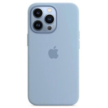 (Baby Blue) Phone Case For Iphone 13 Pro Compatible With Magsafe Liquid Silicone H8z Phone Back Cover Induction Protective Case V1o