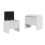 Living And Home Modern LED Illuminated Mirror Dressing Table Stool Set-Large Mirror& Storage Space, Adjustable Brightness 6