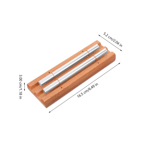 2 Sets Hand Chimes Holzblöcke Mit Schlägel 1