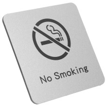 No Smoking Schild Aluminium Reflektierend Für Außenbereich