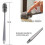 Long Handle Soft Silicone Brush for Cleaning Bottles, Cups and Containers (Grey) 2