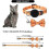 Adjustable Cat Collar for Compatible with Airtag, Orange, 1.0*20-30, 1 piece 4