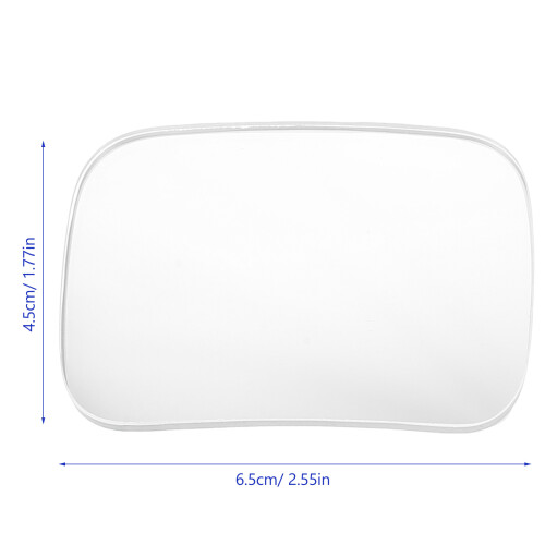 Car Mirror 2Stk Silber PP Weitwinkel Verstellbar 2