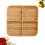 4 Snack Servierplatte Tablett Tabletts Serviergeschirr 11