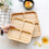 4 Snack Servierplatte Tablett Tabletts Serviergeschirr 4