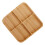 4 Snack Servierplatte Tablett Tabletts Serviergeschirr 5