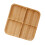 4 Snack Servierplatte Tablett Tabletts Serviergeschirr 8