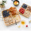 4 Snack Servierplatte Tablett Tabletts Serviergeschirr 9