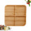 4 Snack Servierplatte Tablett Tabletts Serviergeschirr 10