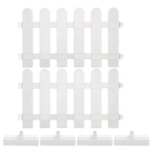 Edger Gartenzaun Für Den Garten 50,00 X 30,00 X 1,00 Cm Weiß