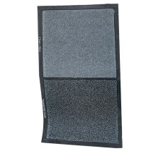 Indoor Wasserabsorbierende Fußmatte Grau 1 Set