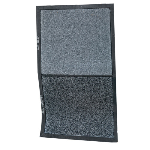 Indoor Wasserabsorbierende Fußmatte Grau 1 Set