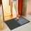 Indoor Wasserabsorbierende Fußmatte Grau 1 Set 7