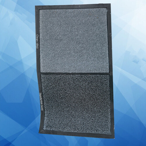 Indoor Wasserabsorbierende Fußmatte Grau 1 Set 1