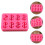 Sweets Form Fondant Silikonformen Rosafarbene 9