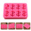 Sweets Form Fondant Silikonformen Rosafarbene 11