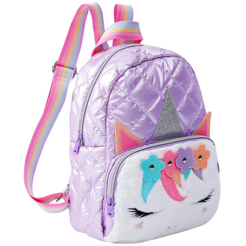 2Stk. Kinder Rucksack Plüsch Schulranzen Für