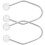 2St Dimple Trainer Sportmassagegerät Kunstperle Weiß 9