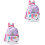 2Stk. Kinder Rucksack Plüsch Schulranzen Für 3
