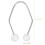 2St Dimple Trainer Sportmassagegerät Kunstperle Weiß 2
