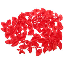 100 Mini Puppenknöpfe Mit Kusslippen Design Rot Für Kleidung
