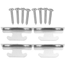 4 Sets Vorhangstangenhalterungen, Montagehalterungen, Zubehör