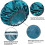 4 Pack Elastic Reusable Shower Caps Double Waterproof Layer, Eco-Friendly Hair Protective Shower Caps - Solid Color 2