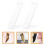 Raindrops Schuhheber Aus Acryl Transparent 2 Stk 3