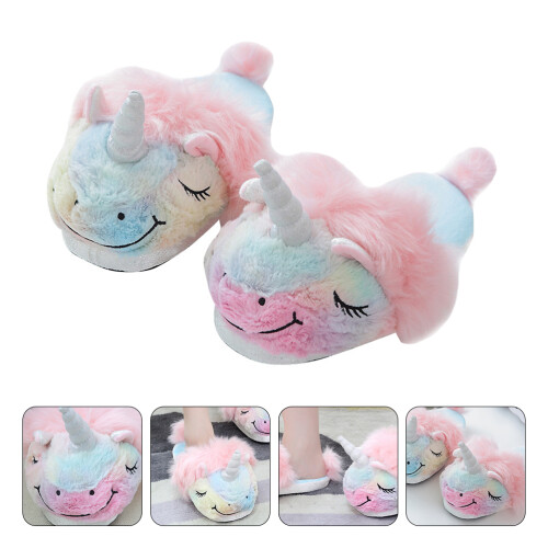 1Paar Cozy Winter Slippers Met Antislip Zool 2