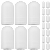 20 Stk Drumstick Tips Silikon Übematte Weiß